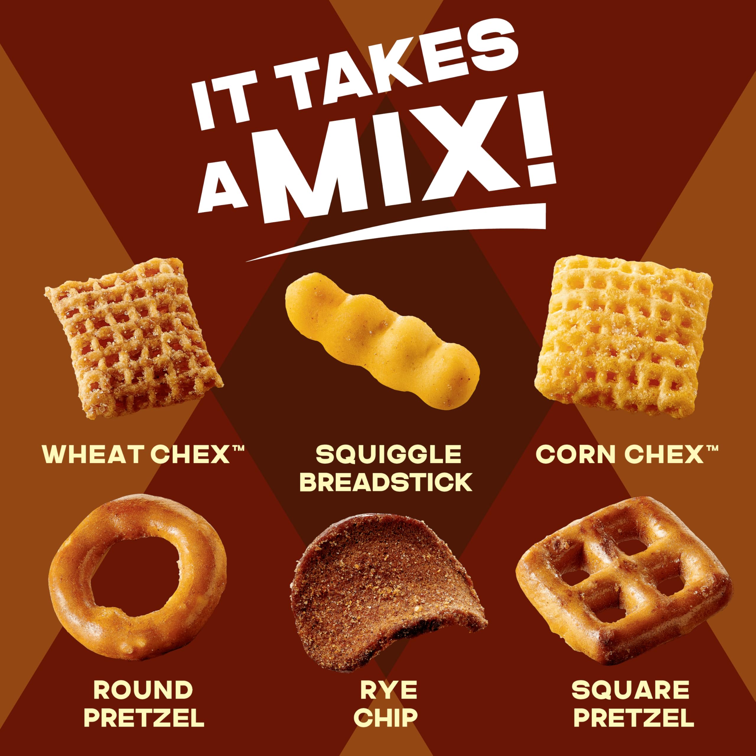 Amazon.com: Chex Mix Honey BBQ Snack Mix, Savory Snack Bag, 8 oz